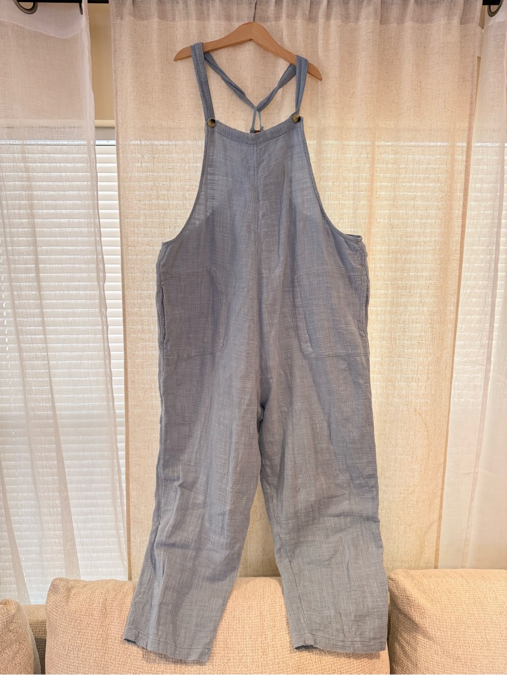 Freepeople 100%Cotton oversized Jumpsuit